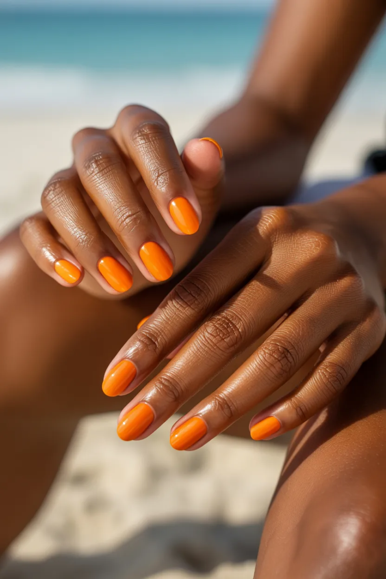 20 Bright Summer Nail Colors for Dark Skin in 2026 That Look Stunning