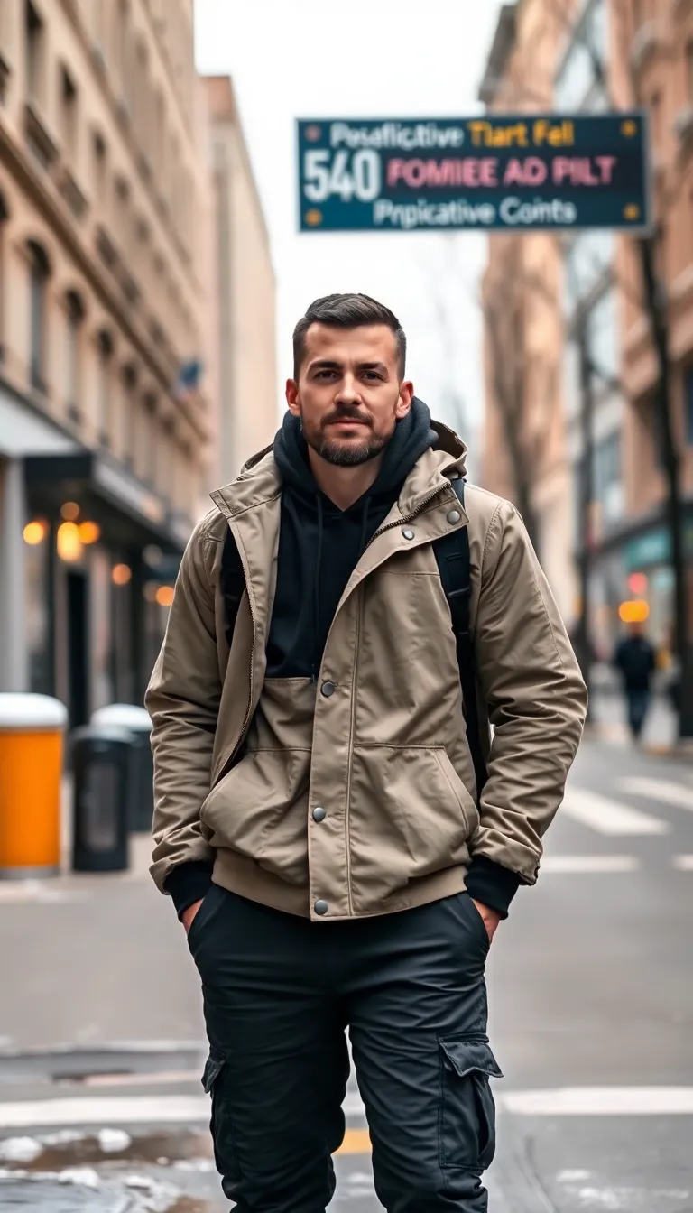Layer with a Hoodie Under a Coat