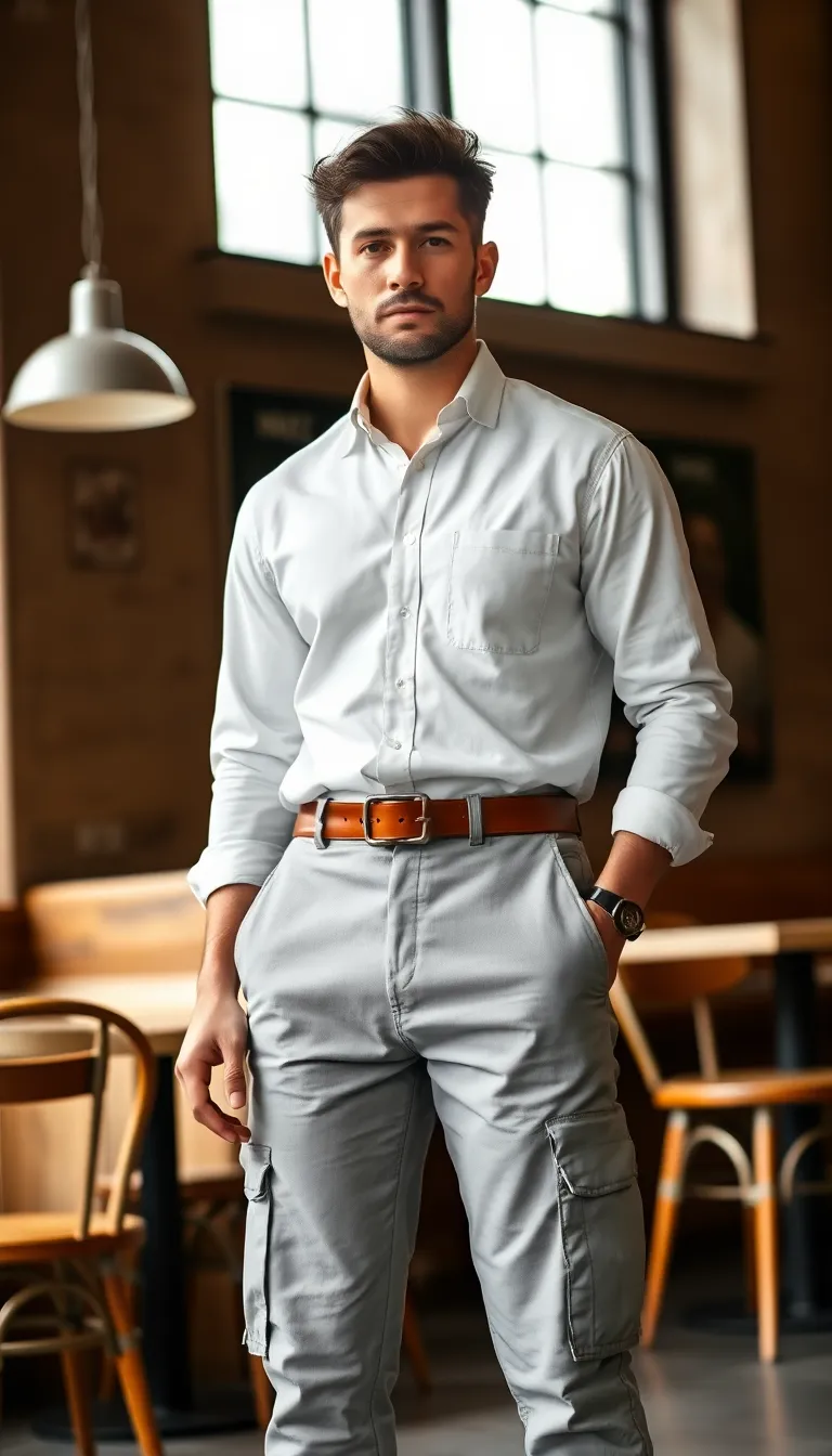 Smart Casual with a Button-Up Shirt