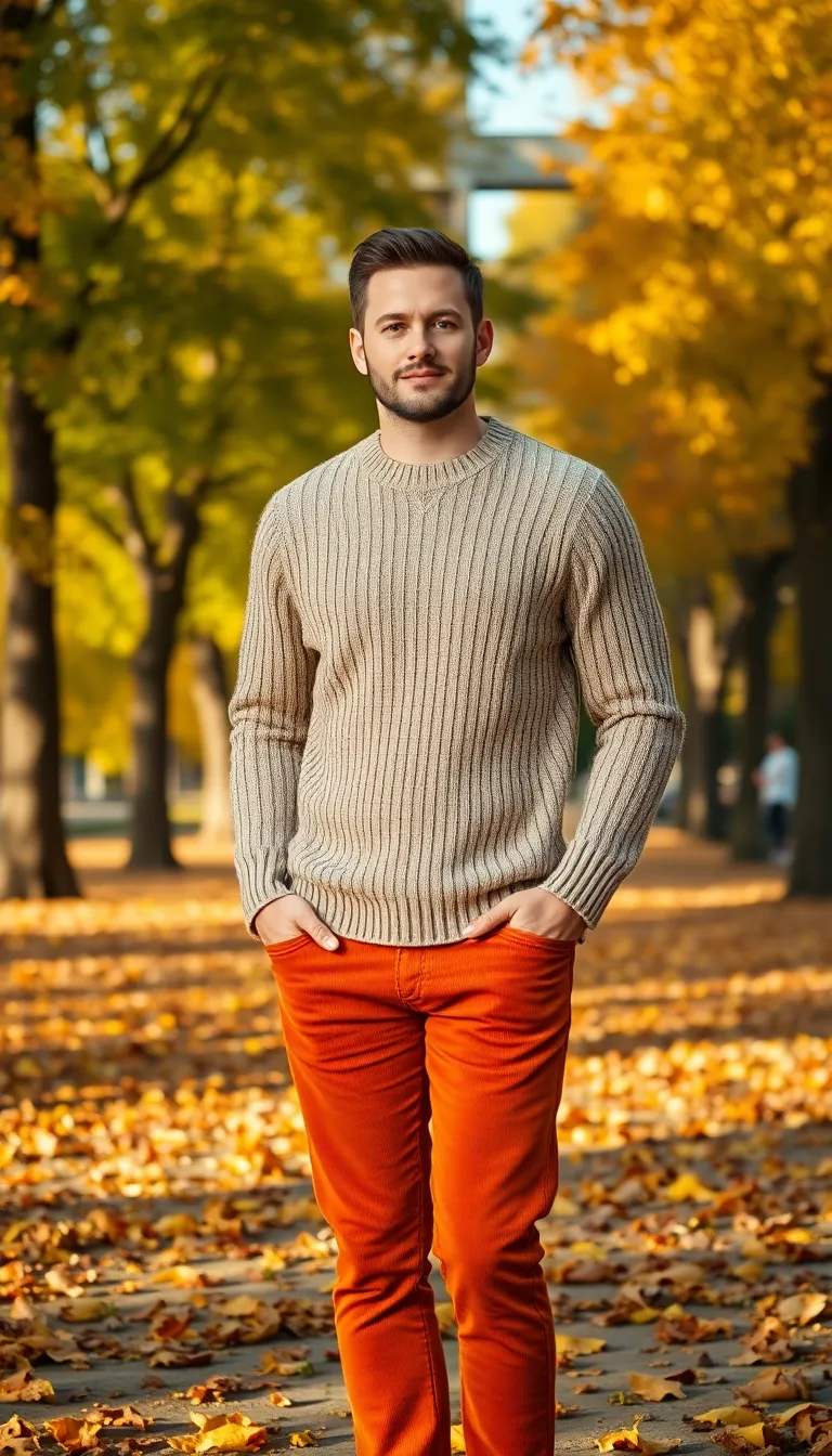 Earth Tones for a Monochromatic Outfit