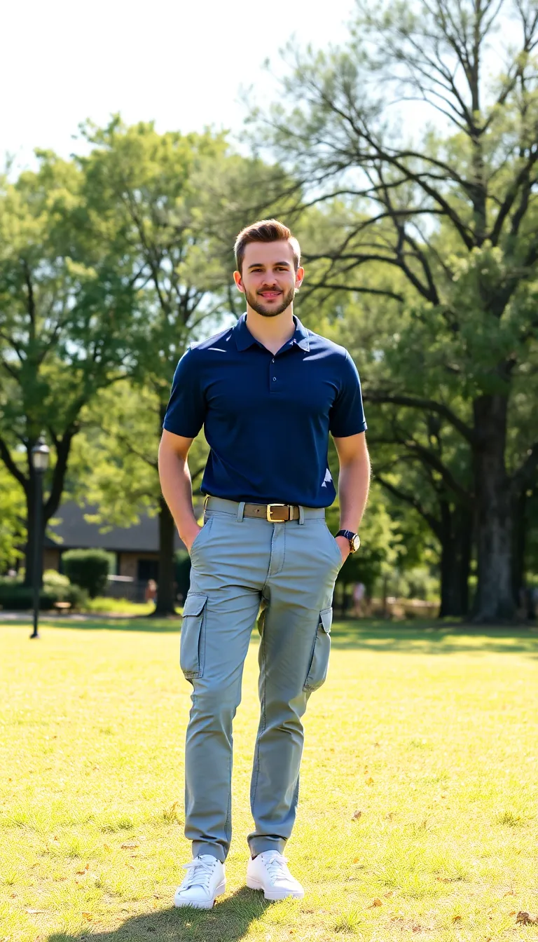 Classic Navy Polo Pairing