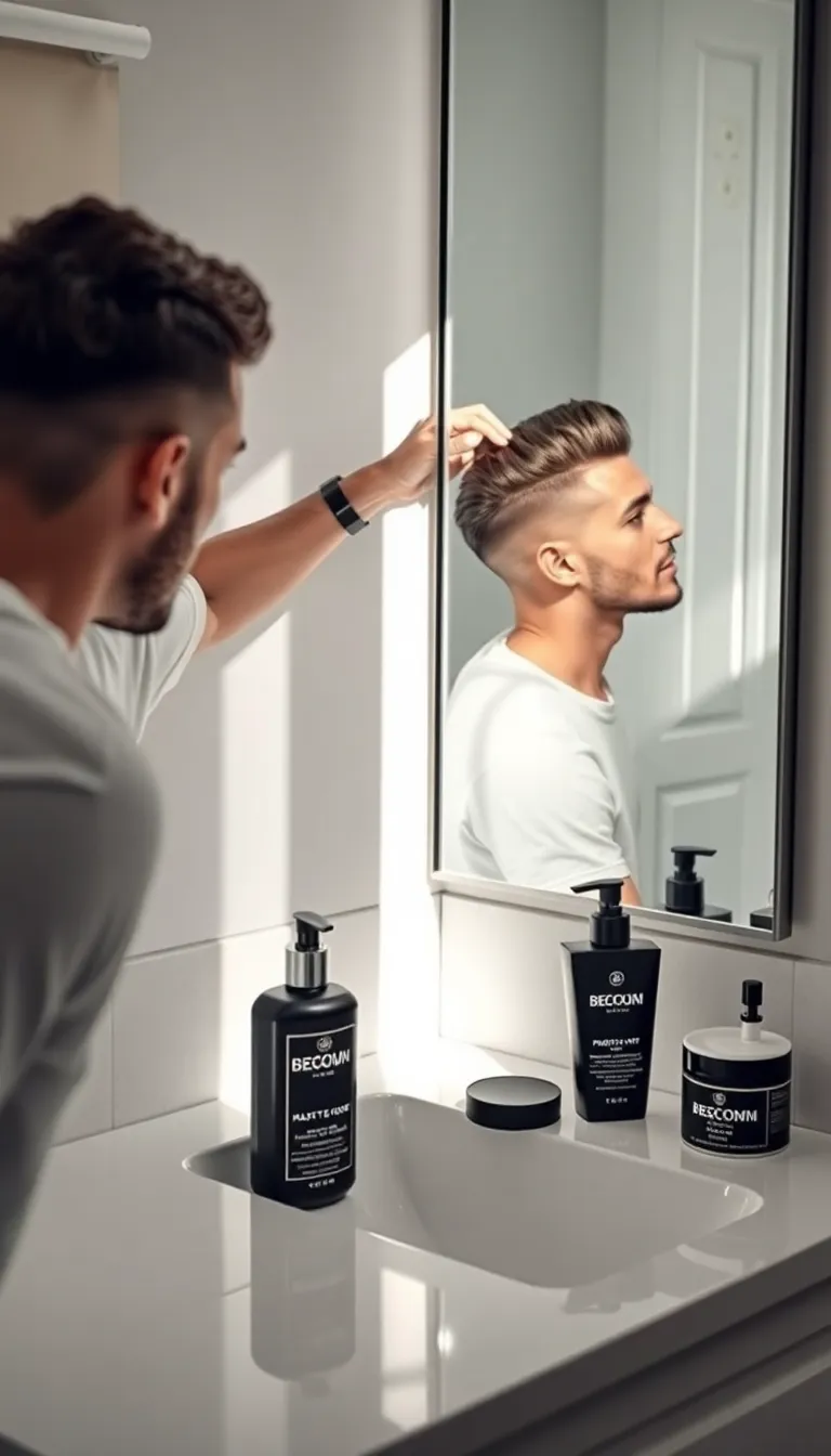 Low Maintenance Styling for French Crop High Fade