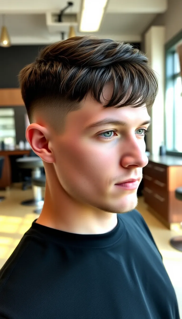 Classic French Crop with High Skin Fade