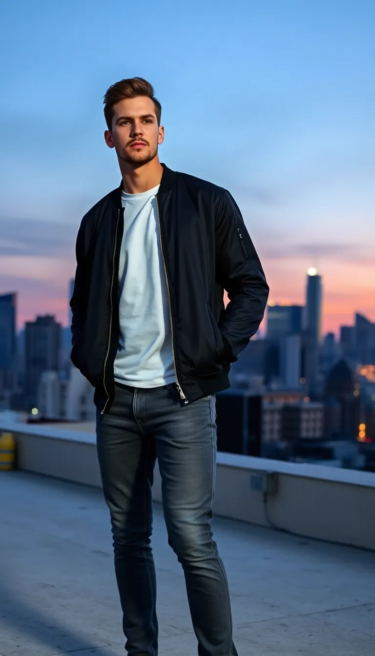 Sporty Look With a Bomber Jacket