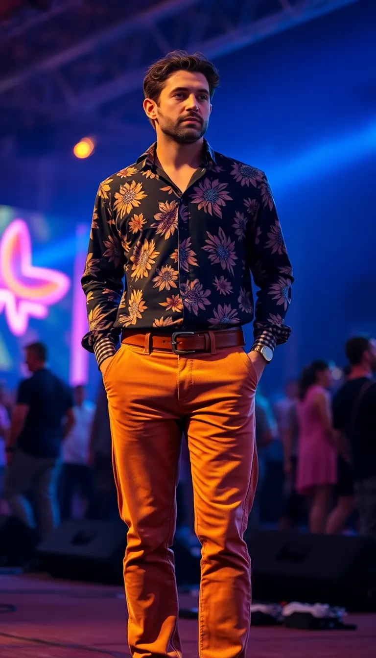 Bold Look with Printed Shirts