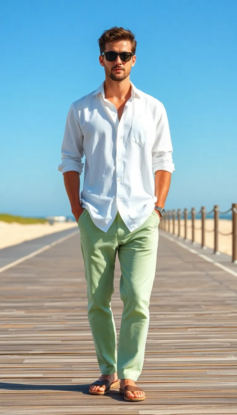 Styling Green Linen Pants for Summer Comfort