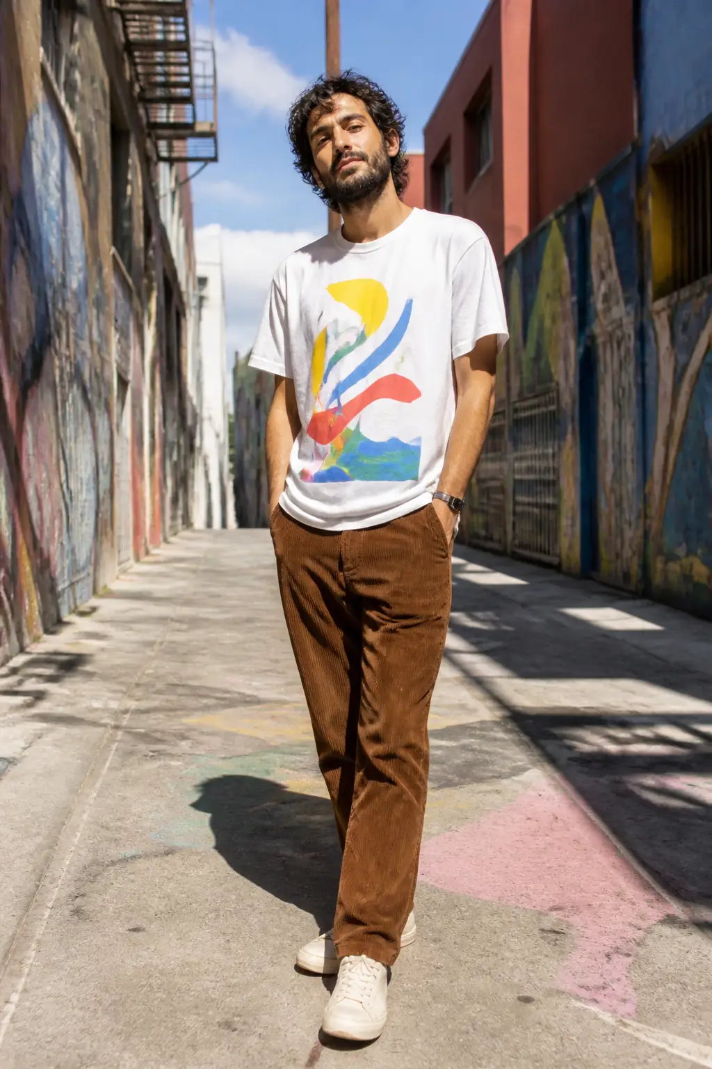 Pair with Graphic Tee for Youthful Edge