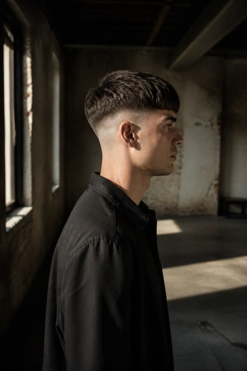 Disconnected French Crop Low Fade