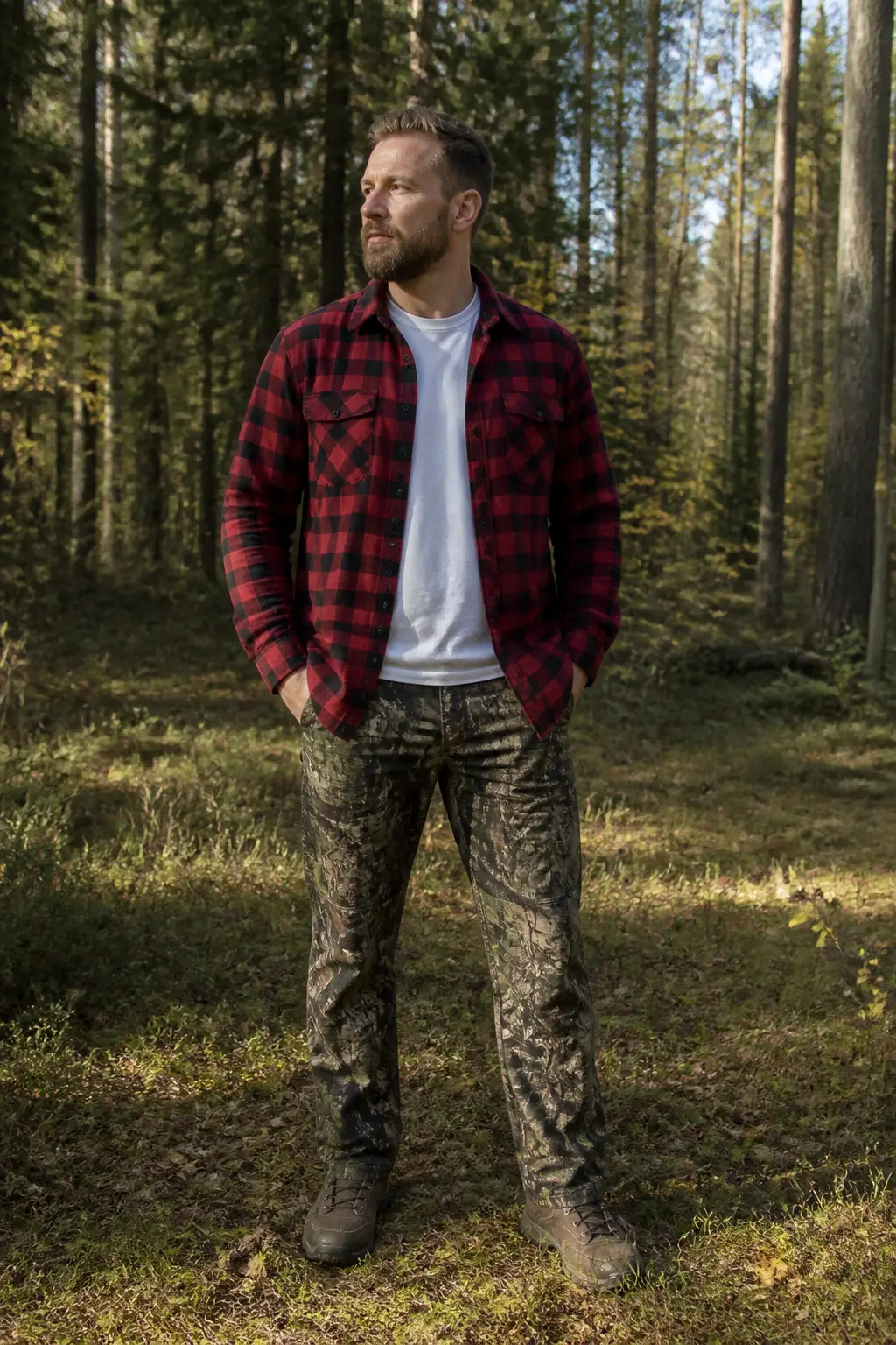 Layered Flannel Shirt